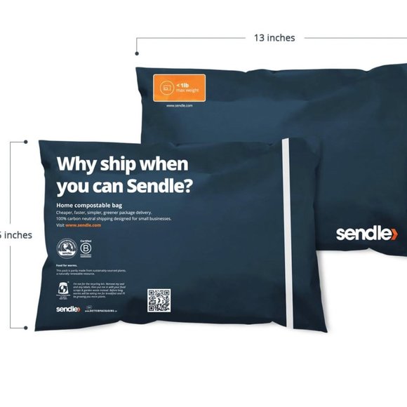 Sendle 100% compostable satchel - Picture 3 of 3